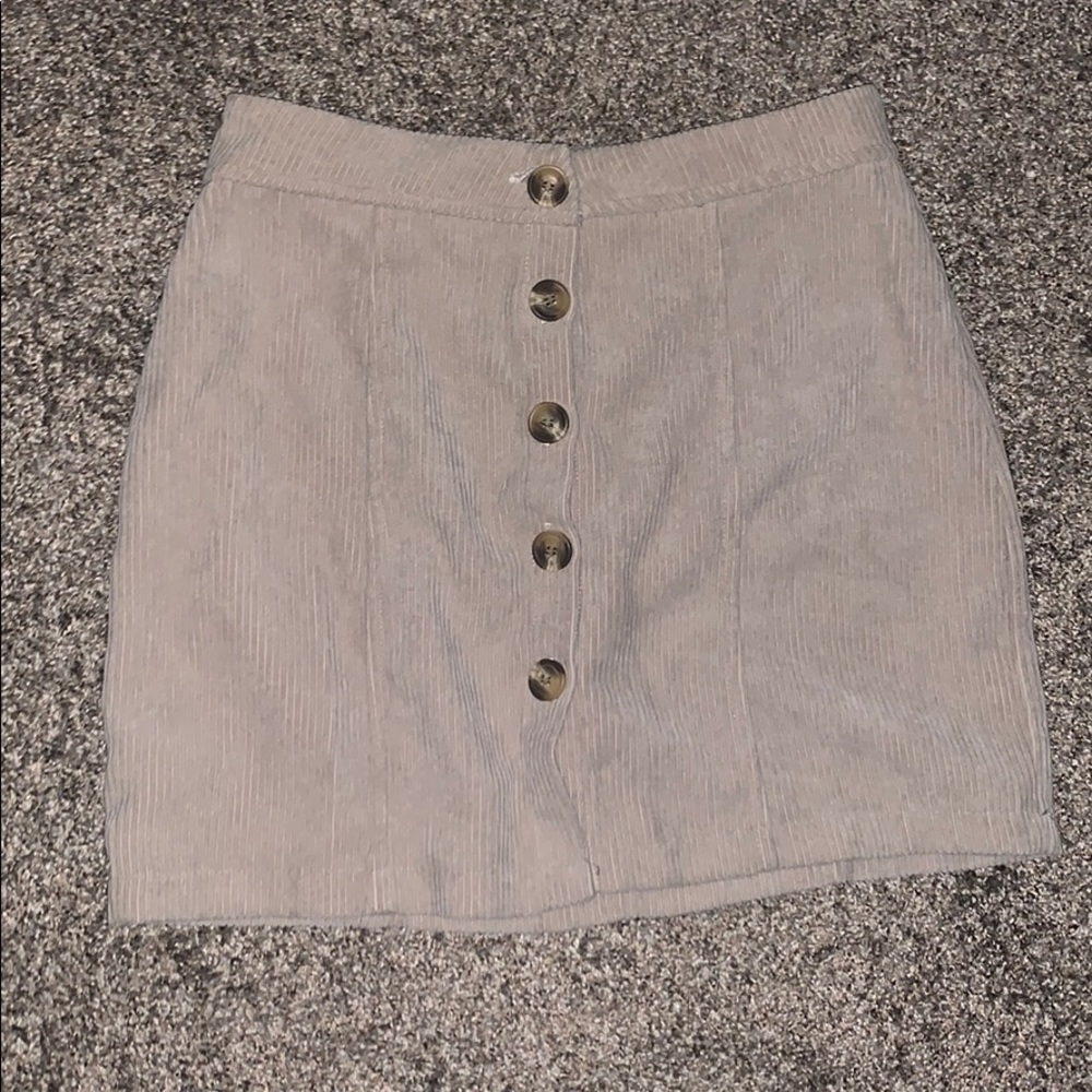 Corduroy skirt